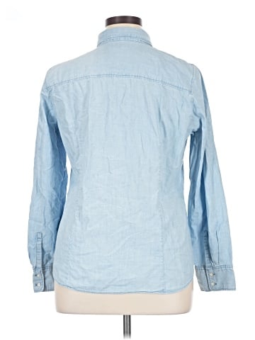 J.Crew Factory Store Long Sleeve Button-Down Shirt (view 2)