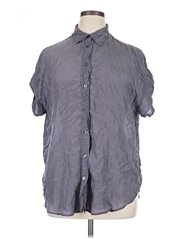 American Eagle Outfitters Short Sleeve Button-Down Shirt (view 1)