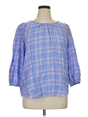 LC Lauren Conrad 3/4 Sleeve Blouse (view 1)