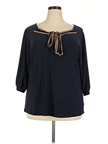 Liz McCoy 3/4 Sleeve Blouse (view 1)