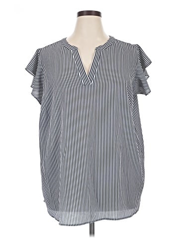Adrianna Papell Short Sleeve Blouse (view 1)