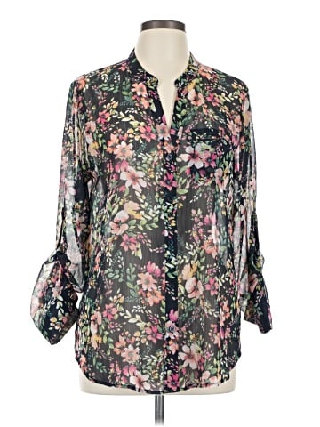 Kut from the Kloth 3/4 Sleeve Blouse (view 1)