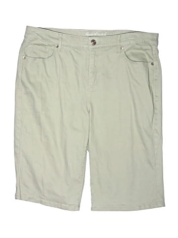 Gloria Vanderbilt Khaki Shorts (view 1)