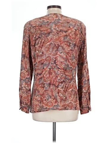 Tess Long Sleeve Silk Top (view 2)