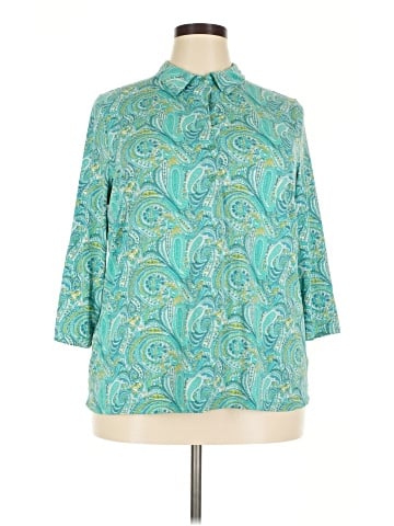 Talbots 3/4 Sleeve Polo (view 1)