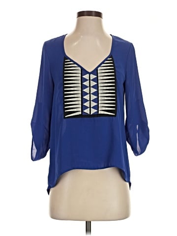 Sage 3/4 Sleeve Blouse (view 1)