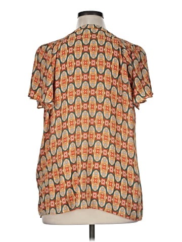 Rose + Olive Short Sleeve Blouse (view 2)