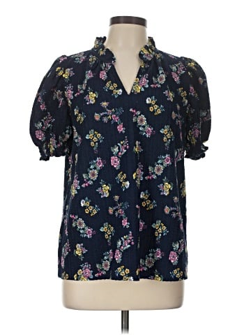Ann Taylor LOFT Short Sleeve Blouse (view 1)