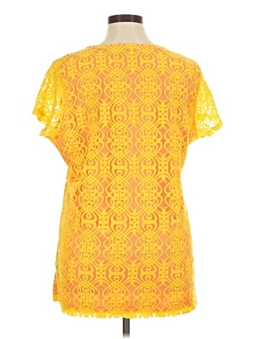 Isaac Mizrahi LIVE! Short Sleeve Blouse (view 2)