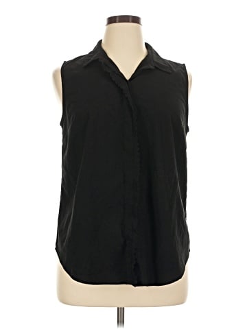 Ann Taylor Factory Sleeveless Button-Down Shirt (view 1)