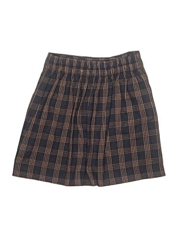 Madewell Plaid Double-Breasted Mini Skirt (view 2)