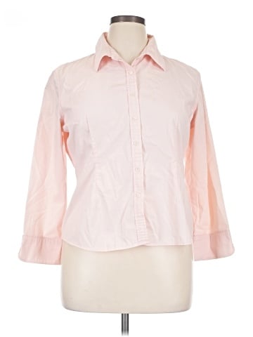 Merona 3/4 Sleeve Button-Down Shirt (view 1)