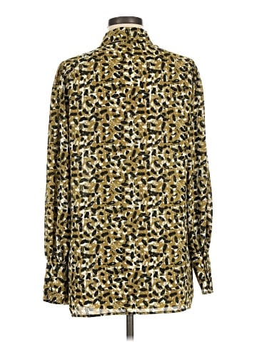 Topshop Long Sleeve Button-Down Shirt (view 2)