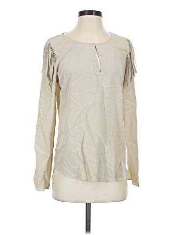 Rory Beca Long Sleeve Silk Top (view 1)