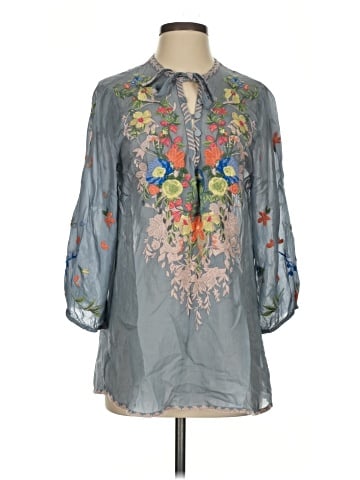 Johnny Was 3/4 Sleeve Blouse (view 1)