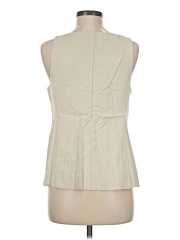 Madewell Square-Neck Vest in Drapey Twill (view 2)