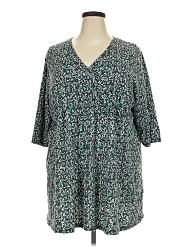 Ulla Popken 3/4 Sleeve T-Shirt (view 1)