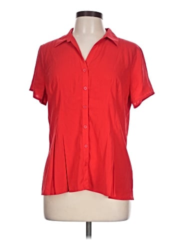 Dana Buchman Short Sleeve Blouse (view 1)