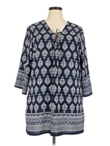 Portocruz 3/4 Sleeve Henley (view 1)
