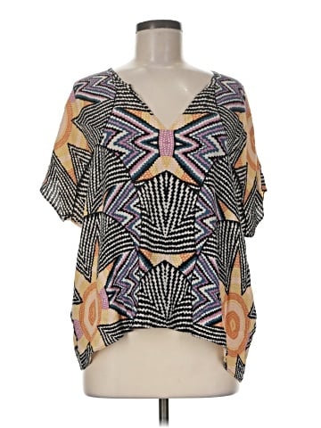 Mara Hoffman Short Sleeve Blouse (view 1)