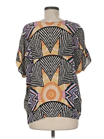 Mara Hoffman Short Sleeve Blouse (view 2)