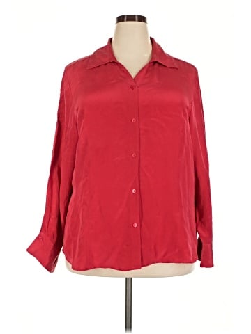 Jaclyn Smith 3/4 Sleeve Silk Top (view 1)