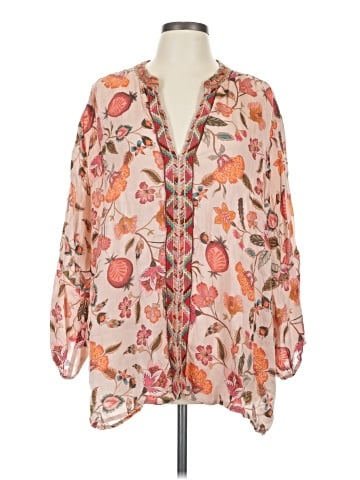 Johnny Was 3/4 Sleeve Blouse (view 1)
