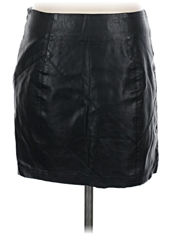 Noisy May Faux Leather Skirt (view 2)