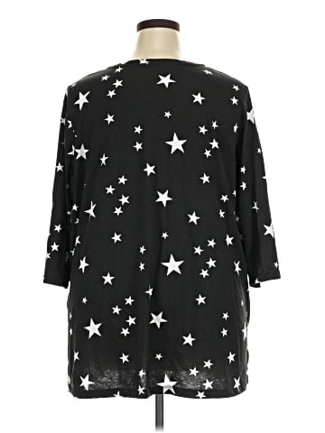 Woman Within 3/4 Sleeve T-Shirt (view 2)