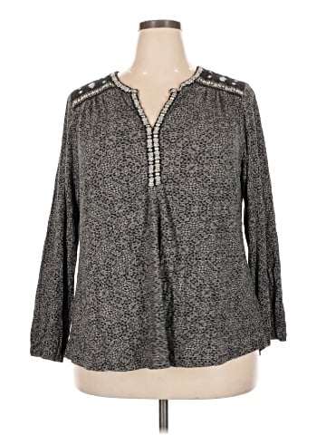 Lucky Brand 3/4 Sleeve Blouse (view 1)