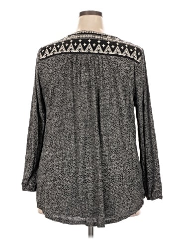Lucky Brand 3/4 Sleeve Blouse (view 2)