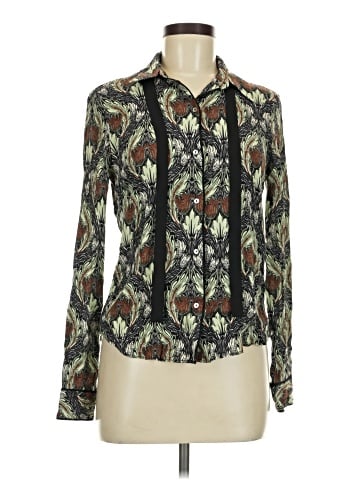 Zara Basic Long Sleeve Blouse (view 1)
