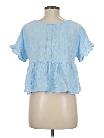 Blue Rain Short Sleeve Top (view 2)