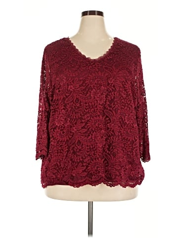 Roz & Ali 3/4 Sleeve Top (view 1)