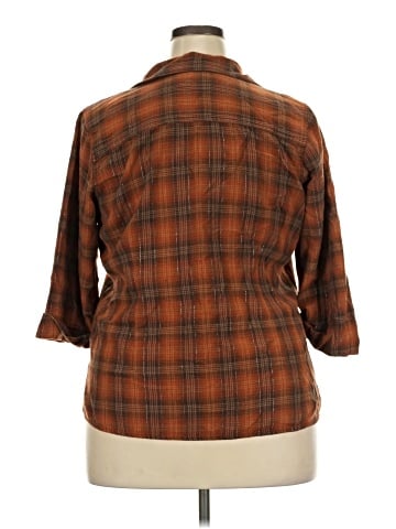 DressBarn 3/4 Sleeve Button-Down Shirt (view 2)