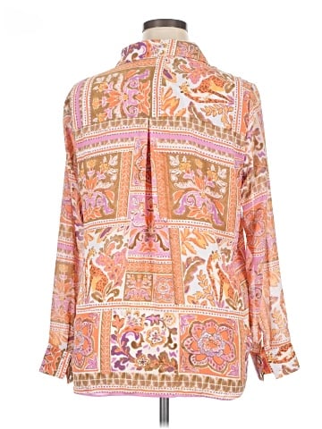 Rose + Olive Long Sleeve Blouse (view 2)