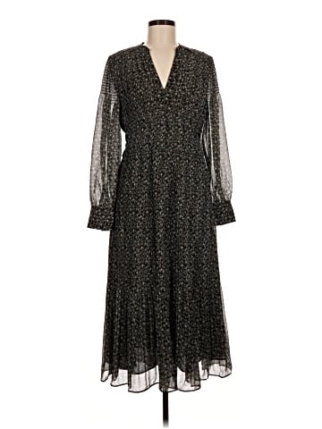 Madewell Pleated Puff-Sleeve Maxi Dress in Floral (view 1)