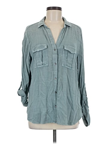 Rock & Republic 3/4 Sleeve Button-Down Shirt (view 1)
