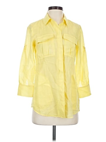 Theory 3/4 Sleeve Button-Down Shirt (view 1)