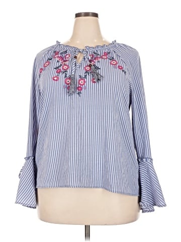 Xhilaration Long Sleeve Blouse (view 1)