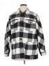 Talbots Checkered-gingham Gray Fleece Size XL - photo 1