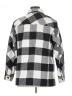 Talbots Checkered-gingham Gray Fleece Size XL - photo 2