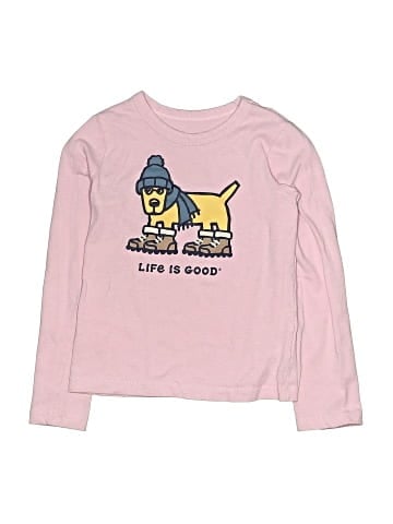 Life Is Good Long Sleeve Top (view 1)