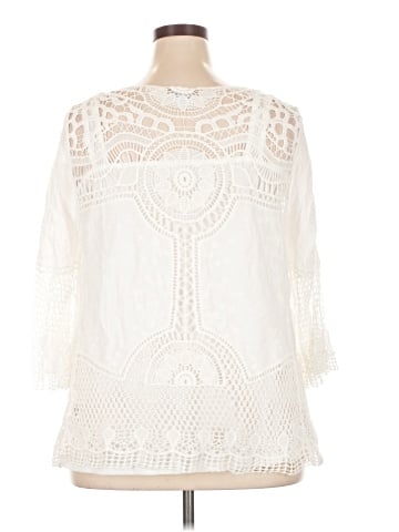Vicki Wayne 3/4 Sleeve Blouse (view 2)