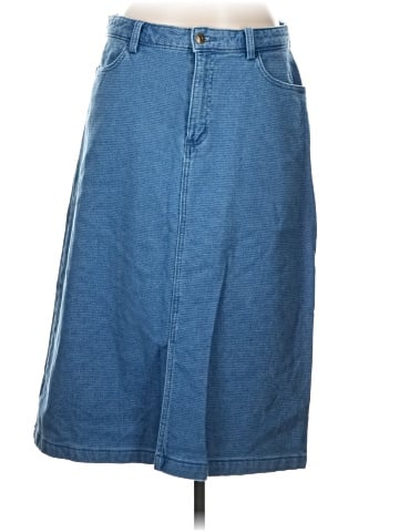 Duluth Trading Co. Denim Skirt (view 1)