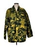 ASOS 100% Polyester Print Green Jacket Size 6 - photo 1
