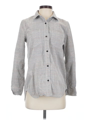 Madewell Corduroy Classic Ex-Boyfriend Shirt in Dermott Plaid (view 1)