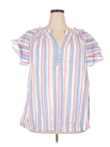 Chelsea & Theodore Short Sleeve Blouse (view 1)