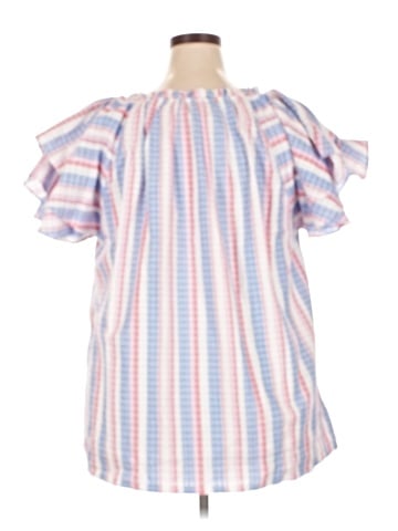 Chelsea & Theodore Short Sleeve Blouse (view 2)