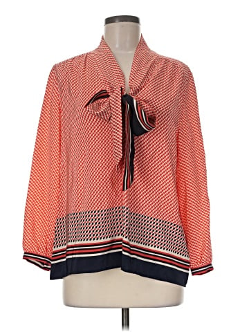Juicy Couture Long Sleeve Silk Top (view 1)